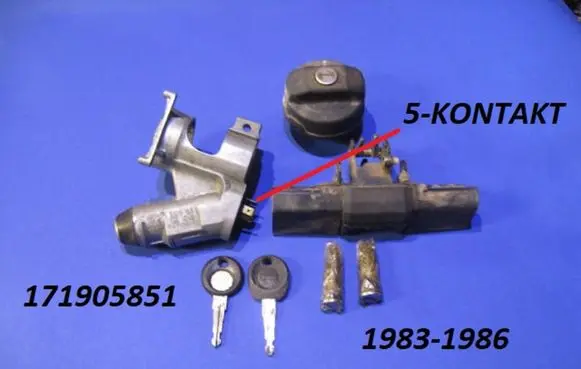Volkswagen Jetta II Ignition lock 171905851