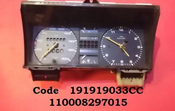 Volkswagen Jetta II Speedometer (instrument cluster) 191919033CC 110008297015