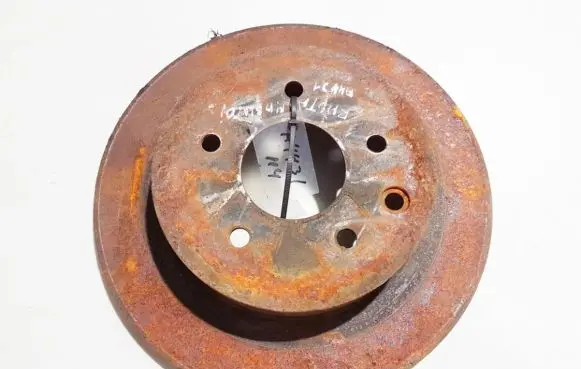 Nissan X-Trail T31 Rear brake disc ventiliuojamas