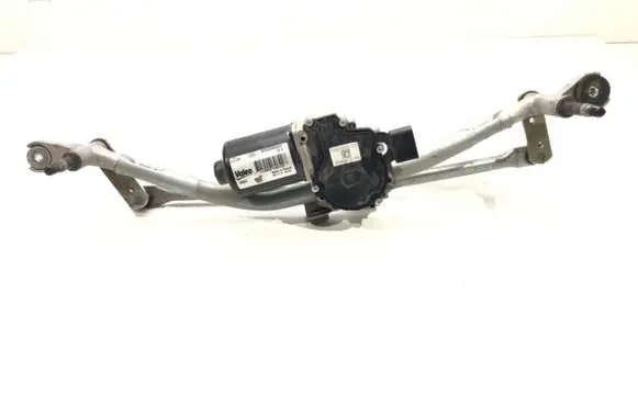 Front wiper linkage and motor