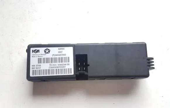 Chrysler 300 - 300C Seat control module 04602670AD 00402344A8 42859C