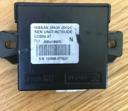 Nissan Qashqai Alarm movement detector/sensor 28436 JD02C