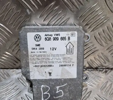 Volkswagen PASSAT B5 Airbag control unit/module 6Q0909605B 29990114F 5WK42869