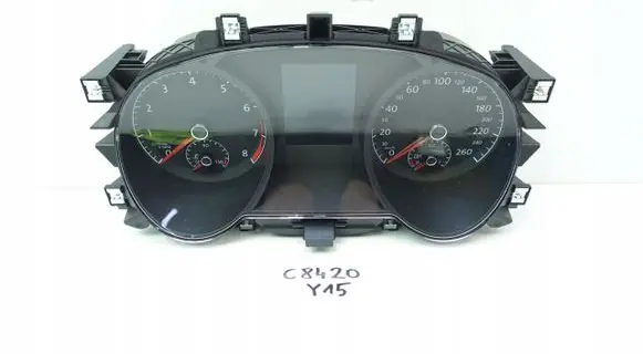 Volkswagen Touran II Speedometer (instrument cluster) 5TA920740C