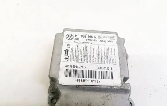 Volkswagen Golf Plus Airbag control unit/module 1K0909605N 5WK43413