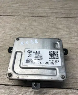 Audi A4 S4 B8 8K Headlight ballast module Xenon 4G0907697D 401140244 28357987
