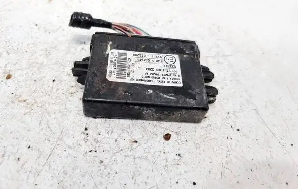 Toyota Yaris Immobilizer control unit/module 8978000010