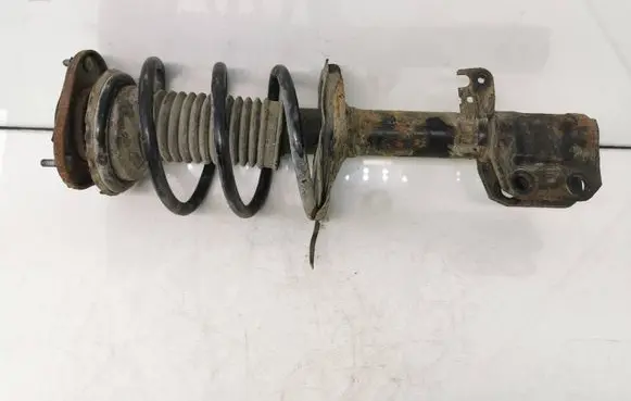 Front shock absorber with coil spring
