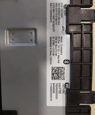 Cadillac Escalade Bluetooth control unit module 752040000000X 33261702 2703CTTTC10F