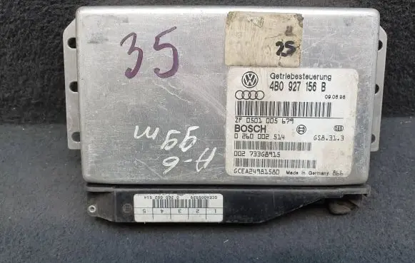 Audi A6 S6 C5 4B Gearbox control unit/module 4B0927156B 0260002514
