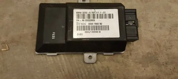 BMW 7 E65 E66 Steering rack control module 6760111