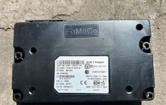 Ford Focus Bluetooth control unit module E1BT14D212PA
