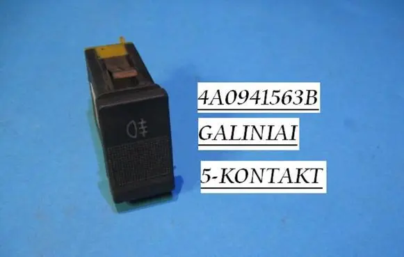 Audi A6 S6 C4 4A Fog light switch 4A0941563B