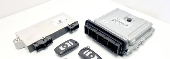 BMW 5 F10 F11 Engine ECU kit and lock set 0281016938 8510643 61359241973