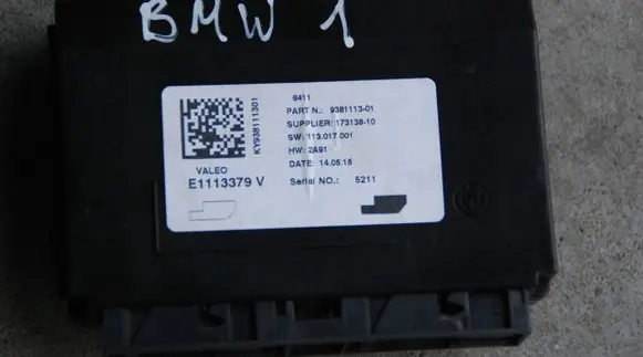 BMW 1 F20 F21 Air conditioner control unit module 9381113