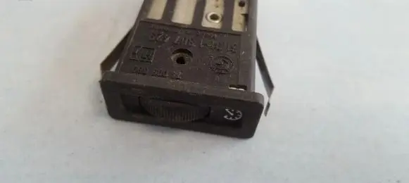 Panel lighting control switch