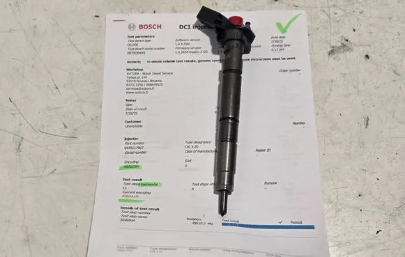 Audi A6 S6 C7 4G Fuel injector 059130277ED 170509 132424