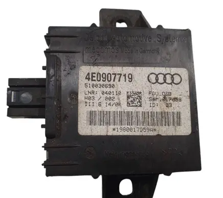 Audi A8 S8 D3 4E Alarm control unit/module 4E0907719