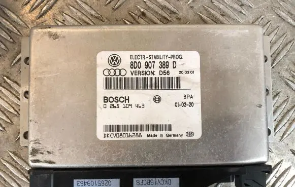 Audi A4 S4 B5 8D ESP (stability system) control unit 8D0907389D 0265109463 DKCVD8016288