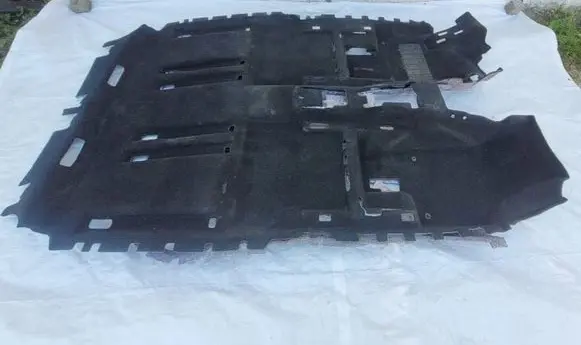Volkswagen Sharan Front floor carpet liner 7N1863367P