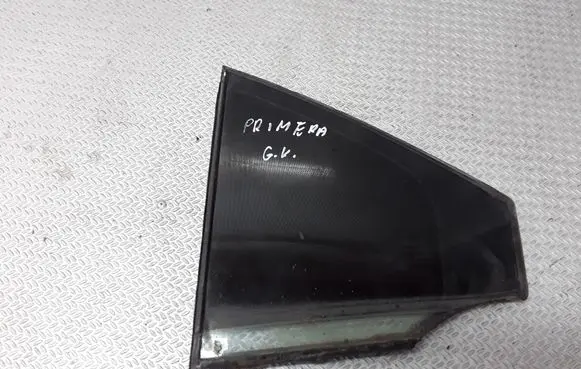 Rear vent window glass