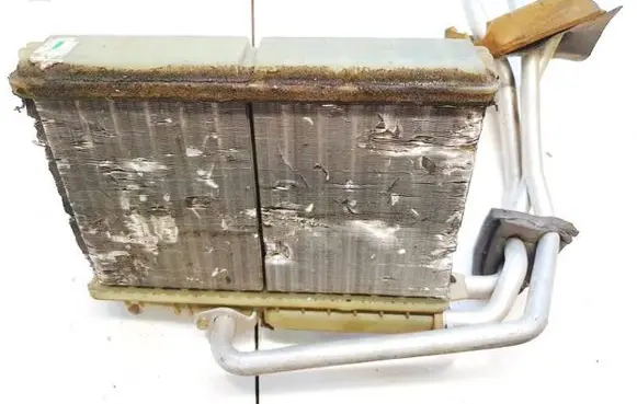 Heater blower radiator