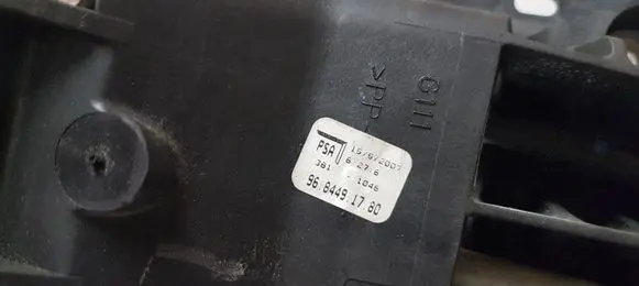 Peugeot 207 Gear shifter/selector 9684491780