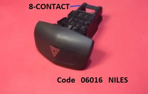 Nissan Primera Hazard light switch 06016 NILES
