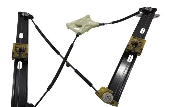 Volkswagen Polo VI Front door window regulator with motor 2G4837461B