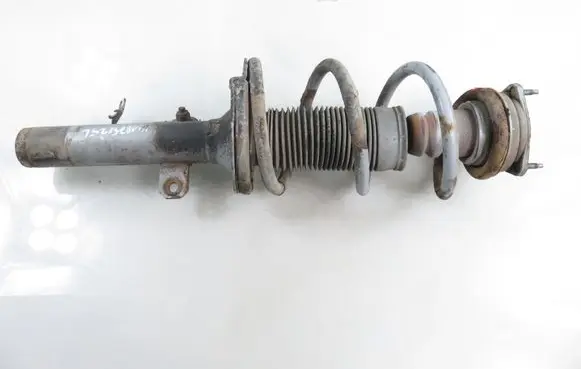 Front shock absorber with coil spring