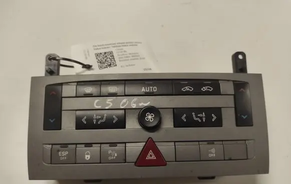 Citroen C5 Climate control unit 96573328