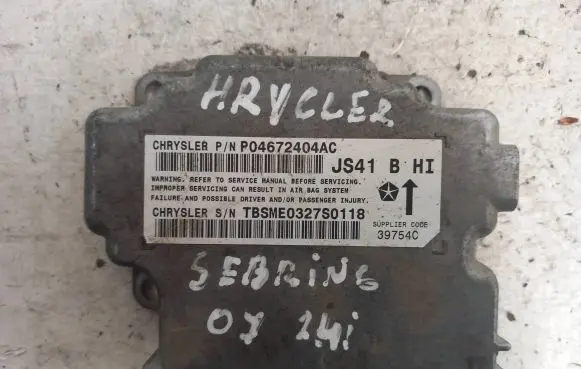 Chrysler Sebring (JS) Airbag control unit/module P04672404AC TBSME0327S0118