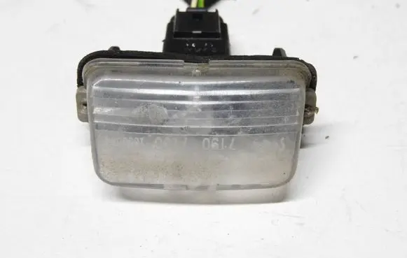 Citroen DS4 Trunk door license plate light bar 