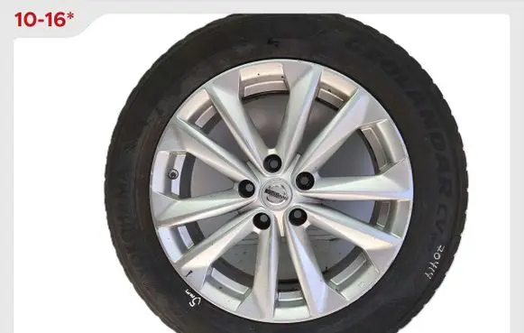 Nissan Qashqai R17 alloy rim 4EA1A D03004EA1A