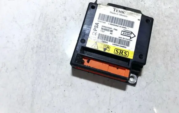 Peugeot 607 Airbag control unit/module 9648832180 l2v3g12abk5