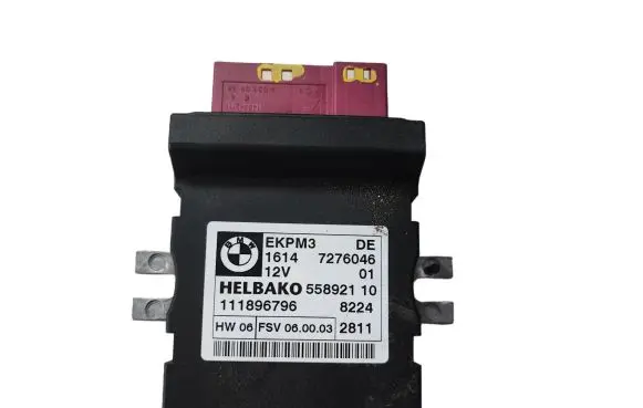 BMW X5 E70 Fuel injection pump control unit/module 16147276046 7276046 55892110