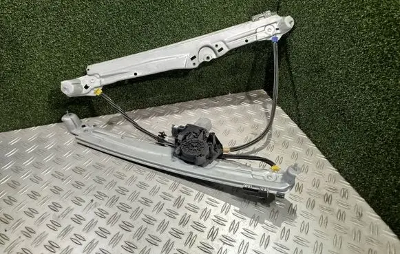 Front door window regulator with motor
