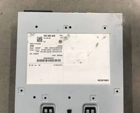 Volkswagen ID.7 MMI control unit 10C035846 99898000L