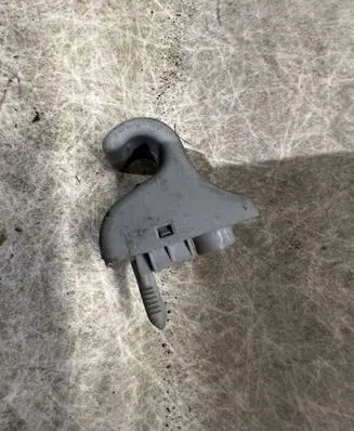 Sun visor clip/hook/bracket