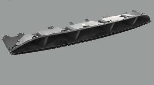 Mercedes-Benz GLC AMG Rear bumper lower part trim A2538854603