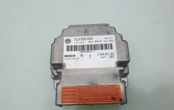 Volkswagen Touareg I Airbag control unit/module 7L0959655 0285001991