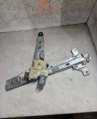 Peugeot 3008 I Front door window regulator with motor 9682808980