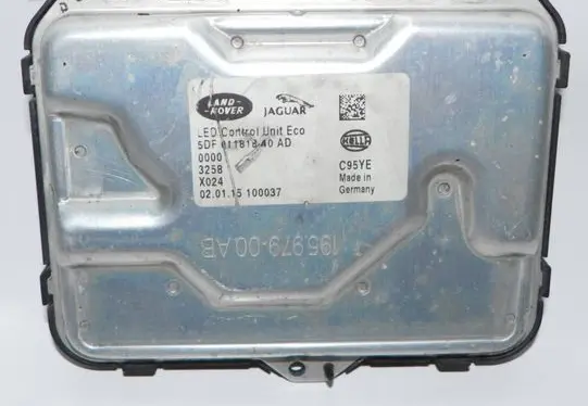 Jaguar XE LED ballast control module 5DFC1181840AD 020115100037 T4N13306