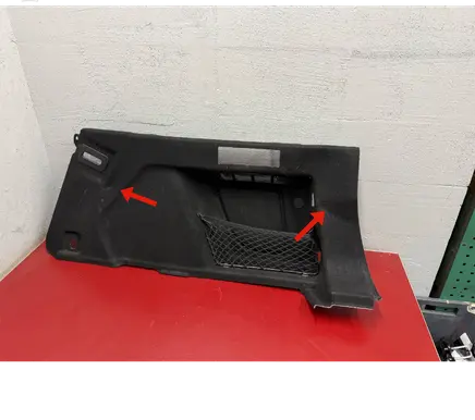 Trunk/boot side trim panel