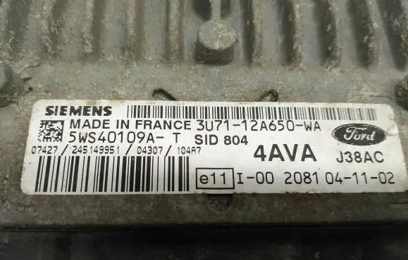 Ford Fiesta Engine control unit/module 3U7112A650WA