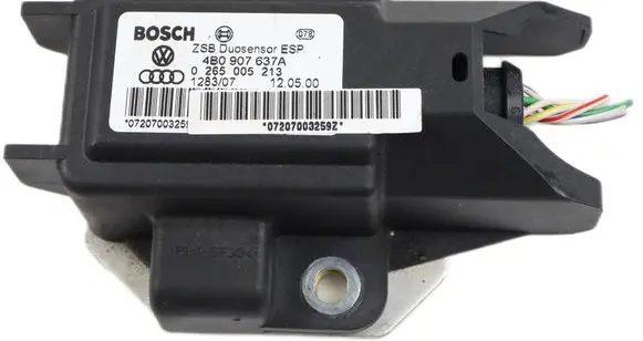 Audi A6 S6 C5 4B ESP acceleration yaw rate sensor 4B0907637A 0720700325 0265005213