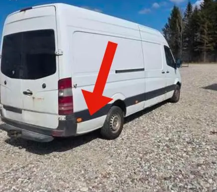 Mercedes-Benz Sprinter W906 Rear fender molding trim A9066903300