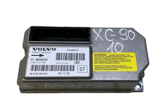 Volvo XC90 Airbag control unit/module P31295112 0285010729 090330587407