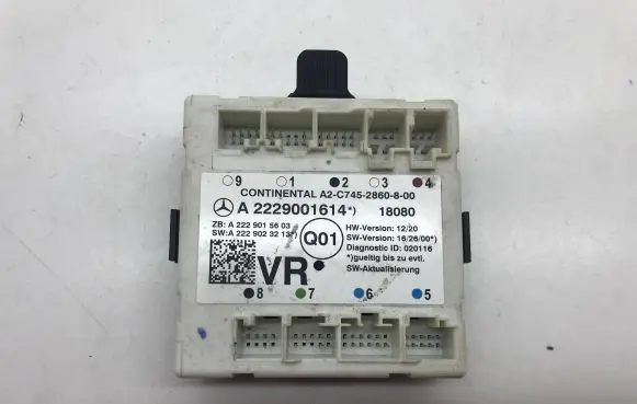 Mercedes-Benz C W205 Door control unit/module A2229001614 A2229015603