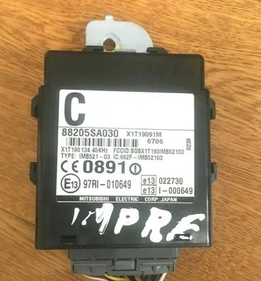 Subaru Forester SG Immobilizer control unit/module X1T19091M 88205SA030